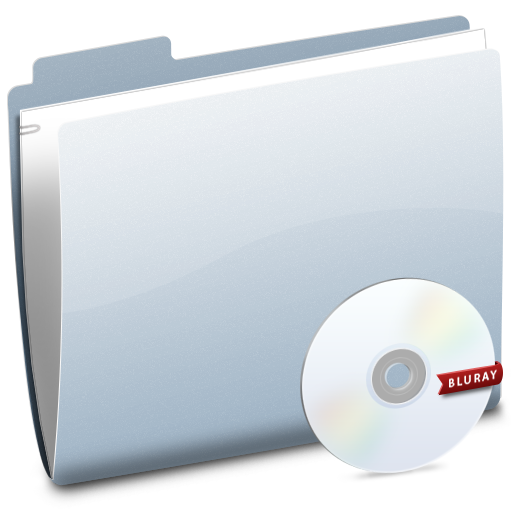 blu ray, folder icon