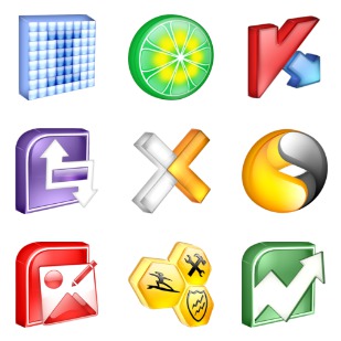Soft Dimension icon sets preview