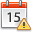 exclamation, wrong, schedule, alert, error, date, warning, calendar icon