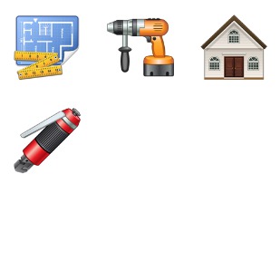 Construction icon sets preview