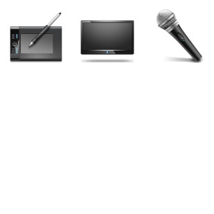Media icon sets preview