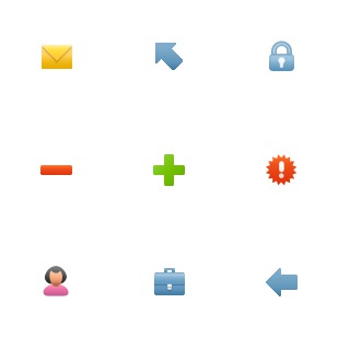 Blueberry icon sets preview