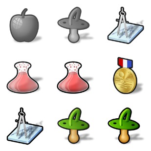 Education icon sets preview