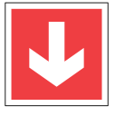 code, emergency, red, arrow, sos, sign icon
