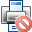 delete, printer, del, remove, print icon