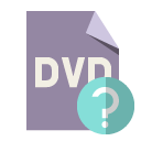 format, help, dvd, file icon