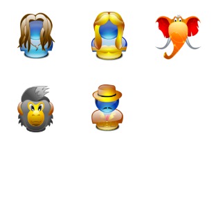 Tarzan icon sets preview