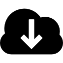 Download from the cloud icon