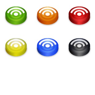 Rss Feeds Rounded icon sets preview