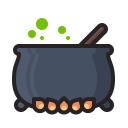 halloween, potion, horror, pot, scary, witch icon