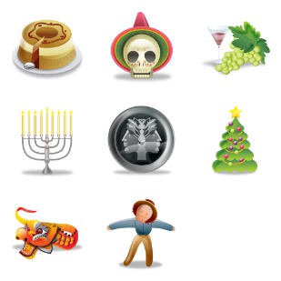 International Holidays icon sets preview
