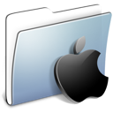 Apple, Folder, Graphite, Smooth icon