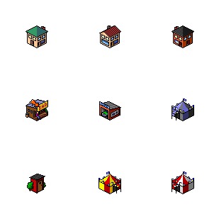 The Village icon sets preview