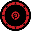 social, circle, network, btn, rounded, pinterest, business icon