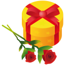 gift rose icon