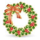 xmas wreath icon