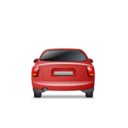 Car Back Red icon