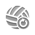 reload, ball, volleyball icon