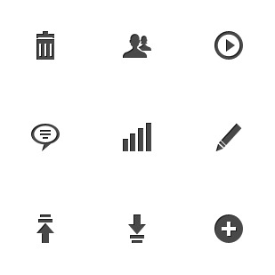 Glyph Icons icon sets preview