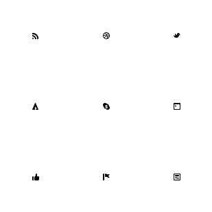 Bijou icon sets preview