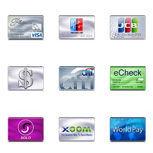 Credit Cards icon sets preview