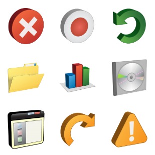 Ravenna 3D icon sets preview