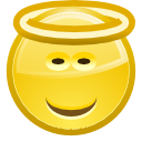 face,angel,smiley icon