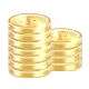 Cash, Coins, Gold, Money icon