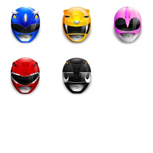 Power Rangers icon sets preview