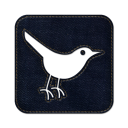 twitter bird3 square icon