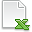 Excel, Page, White icon