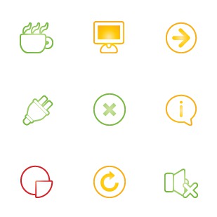 Super Mono Basic icon sets preview