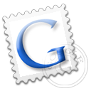 Gmail, Google, Grey, Stamp icon