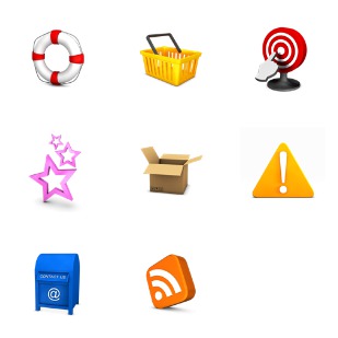 3D Vol.2 icon sets preview