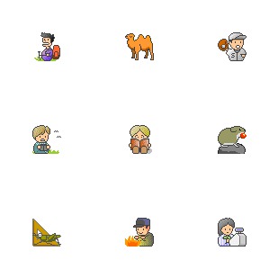Yojis Plants icon sets preview