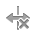 cross, flip, horizontal icon