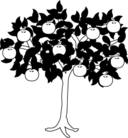 fruits tree icon