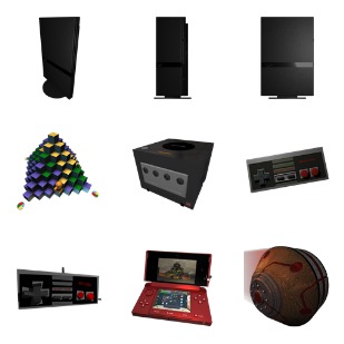 Video Game icon sets preview