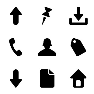 iOS Tab Bar icon sets preview