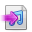 document, export, audio, to, file, paper icon