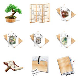 Hinode icon sets preview