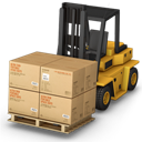 Containers, Forklift icon