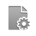 document, gear icon