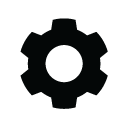 Cog, Gear, Monotone, Settings icon