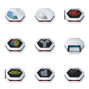 Senary icon sets preview
