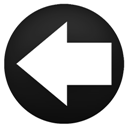 Arrow, Circle, Left icon