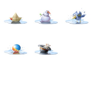 Pool icon sets preview