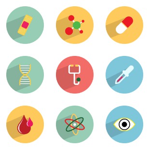 Medical Health icon sets preview