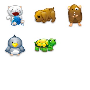 Tiny Animals icon sets preview