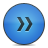 button, blue, fast forward icon